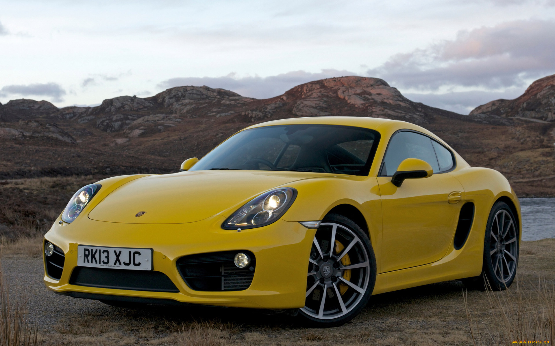 , porsche, cayman, s, car